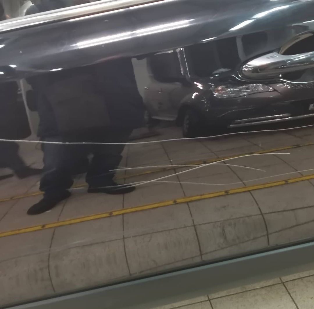Toyota Rav 4 после вандалов.